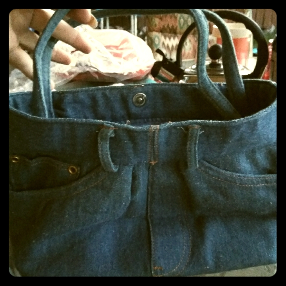 Super cute jean purse